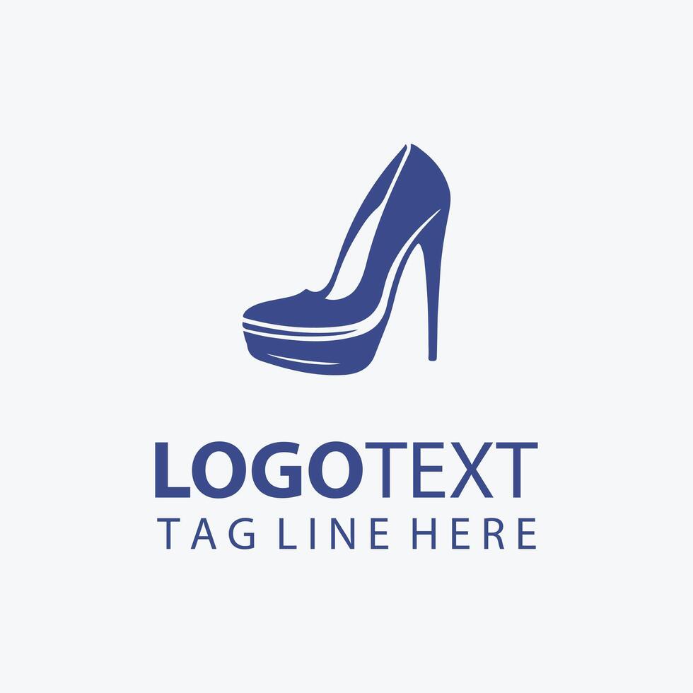 Elegant Shoe Logo Design for Fashion Brand Identity vector