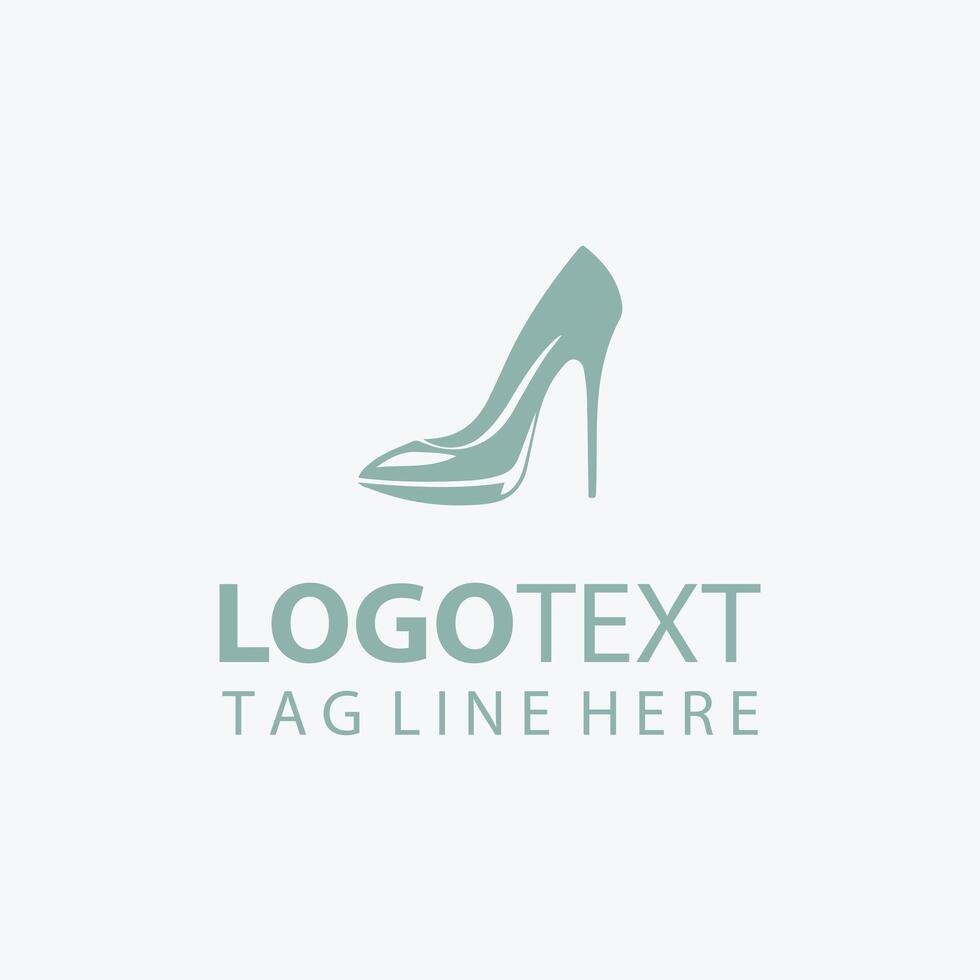 Elegant Shoe Logo vector