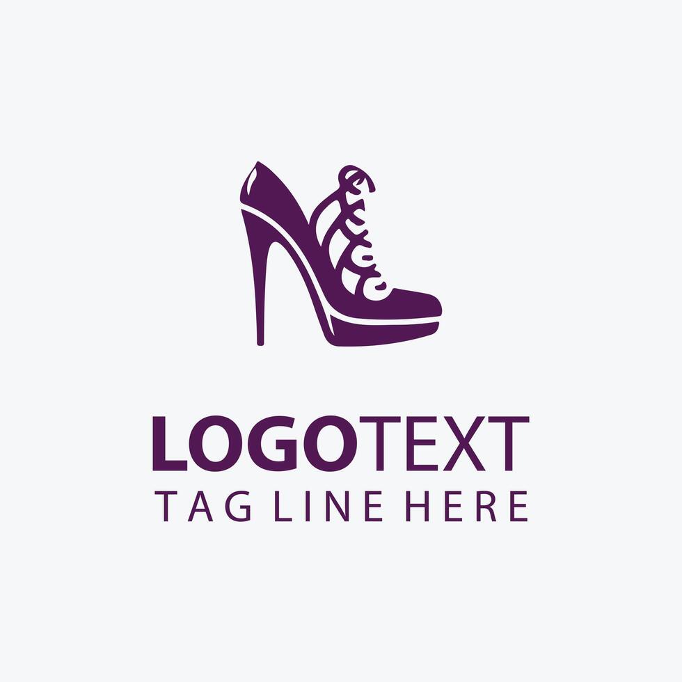 Elegant Shoe Logo vector