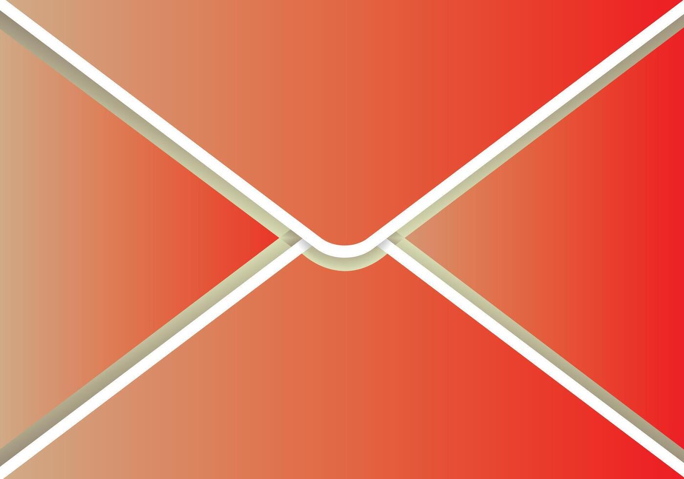 Vibrant Red Envelope Icon vector