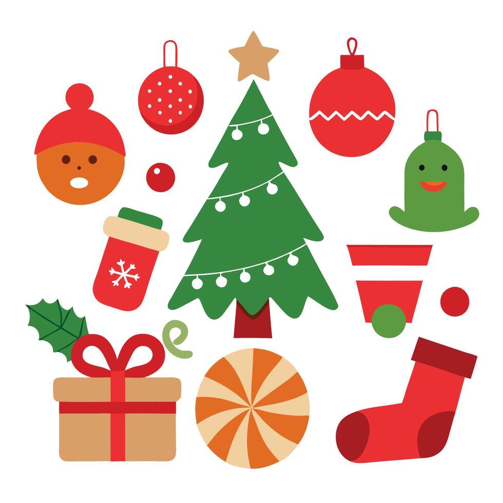 Festive Holiday Design Elements vector