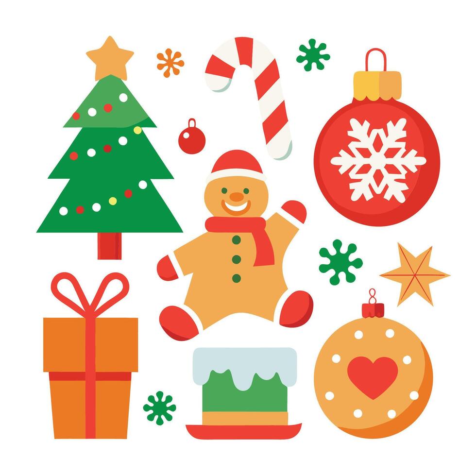 Christmas Season Elements Collection vector