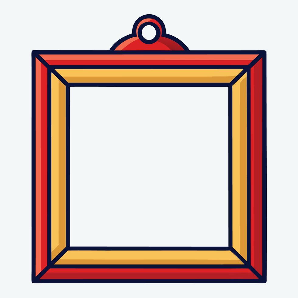 Unique Frames with White in Middle vector