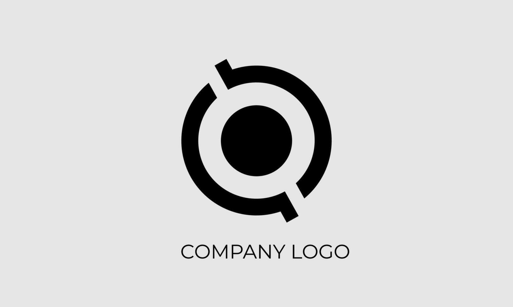 Black grey logo Elegant and creative Logo for your Business vector