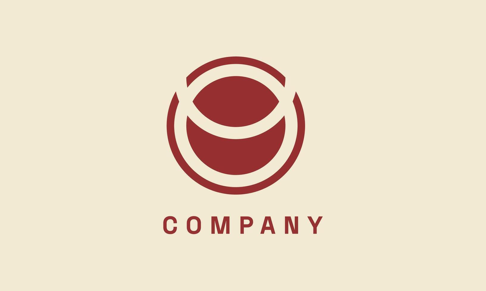 Brown ball logo Elegant and creative Logo for your Business vector
