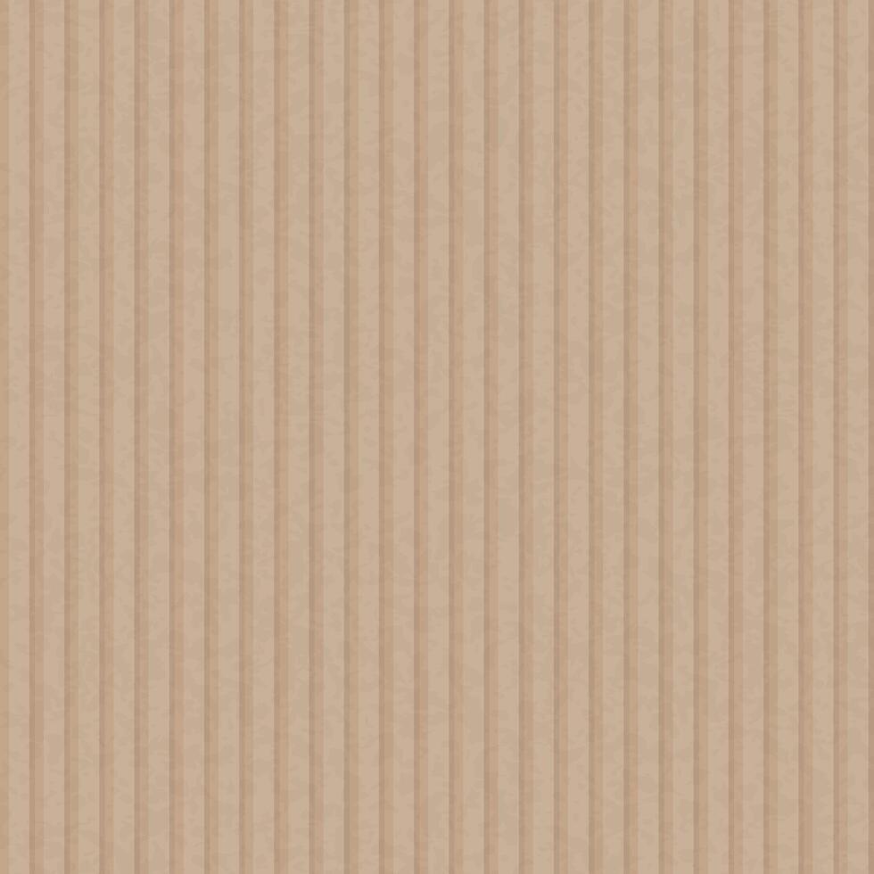 Seamless background of corrugated packaging cardboard. Paper texture. vector