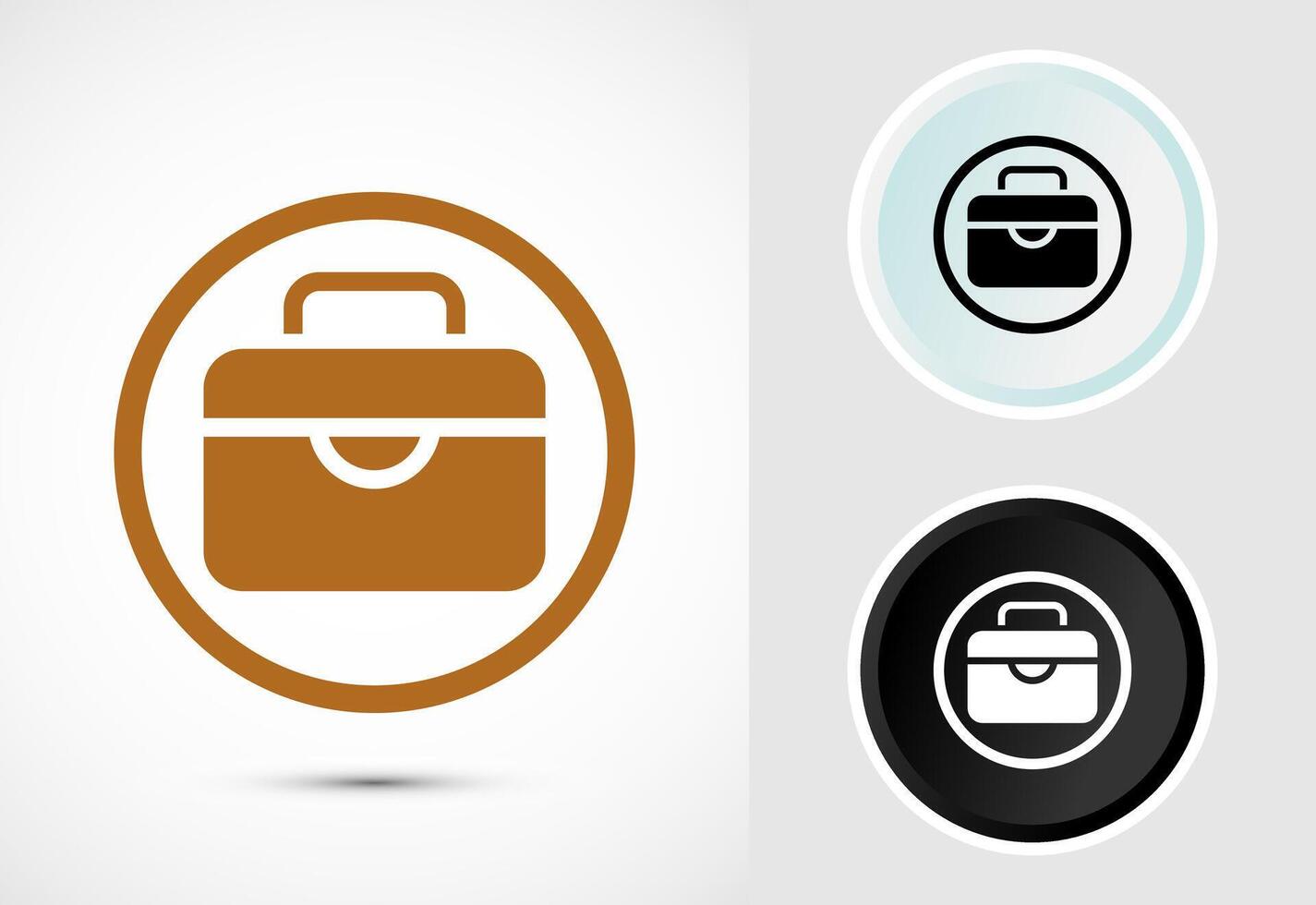 Bag icon for apps and websites vector