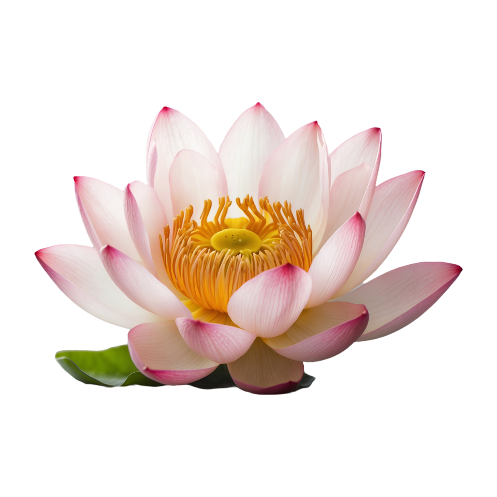 Delicate Lotus Flower with Transparent Background for Use in Product Design, Banners, Covers, and Decorative Projects png