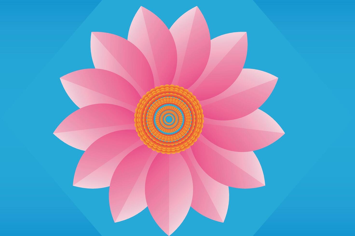 abstract background with illustration flower vector