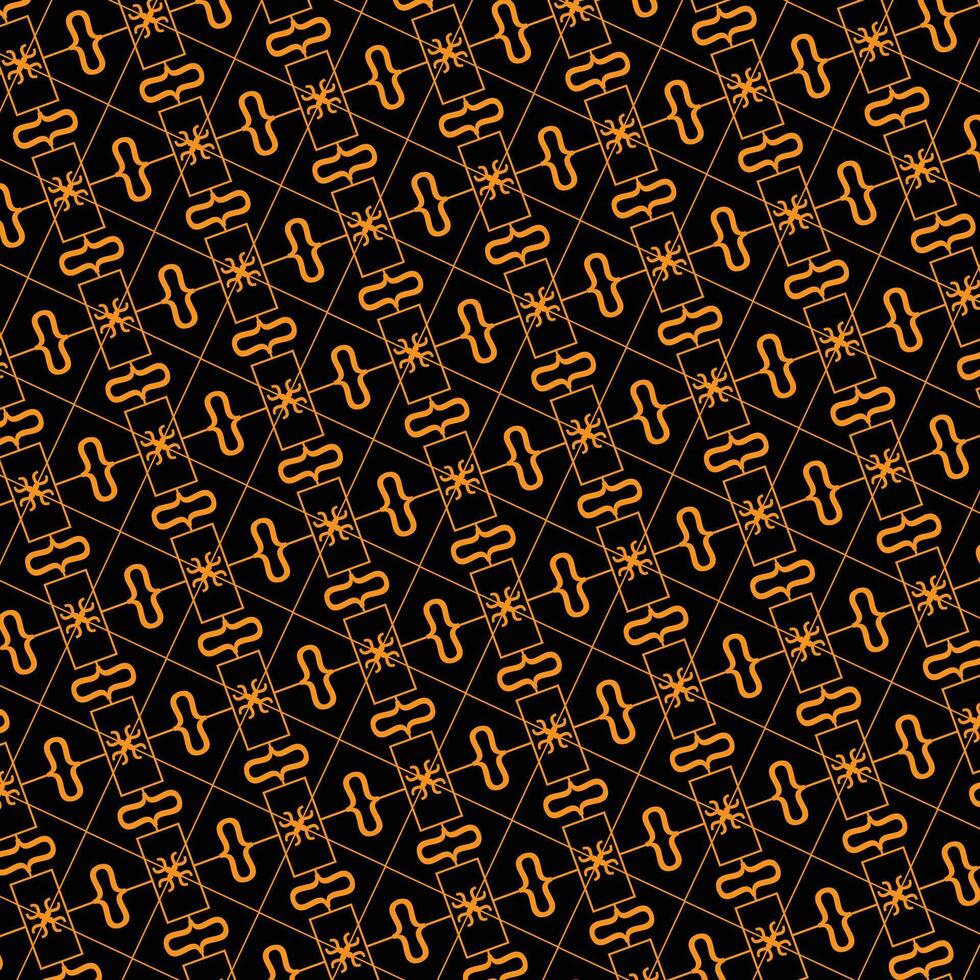 seamless geometric pattern design on black background, abstract repeating pattern design vector