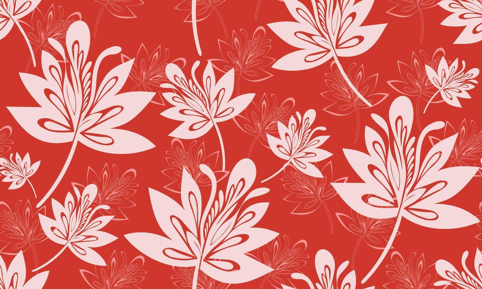 seamless pattern bellflower for wallpaper, textile, texture, and background.eps 10. vector