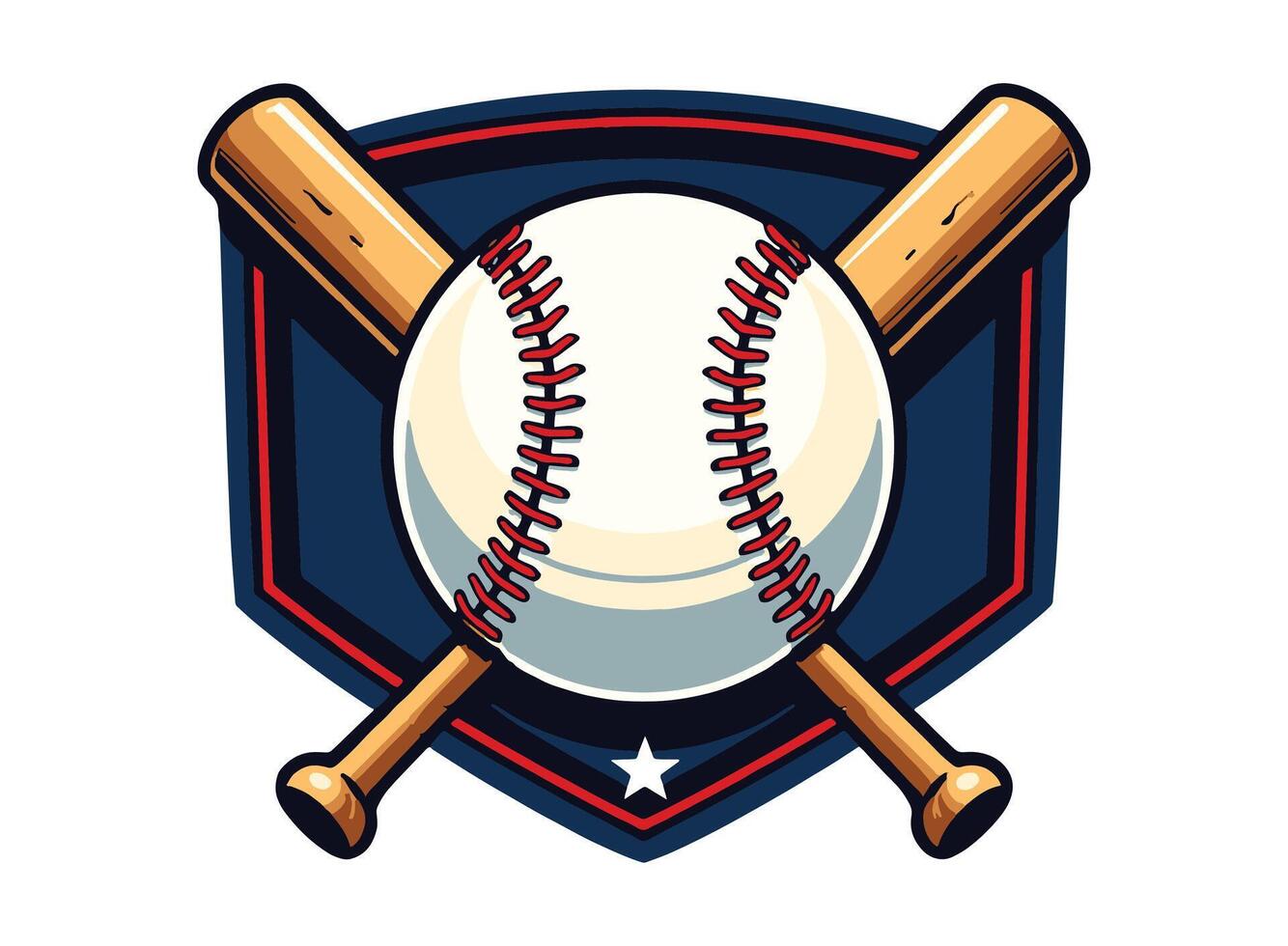 Baseball background with ball laces and bats. Stitches texture perfect for sport club logos, posters, and promotional designs. illustration ideal for baseball-themed visuals. vector