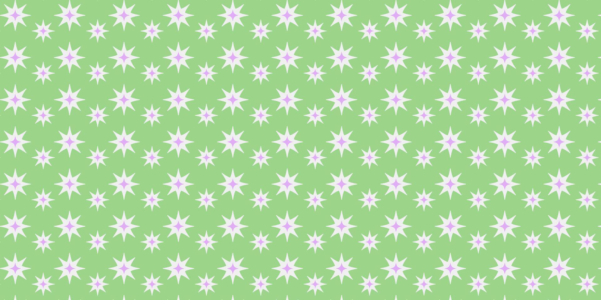 flower seamless patterns with funny happy daisy, Set of backgrounds in trendy retro trippy y2k style. Lilac and green white purple blue colors. Fun hippie texture for surface design. vector