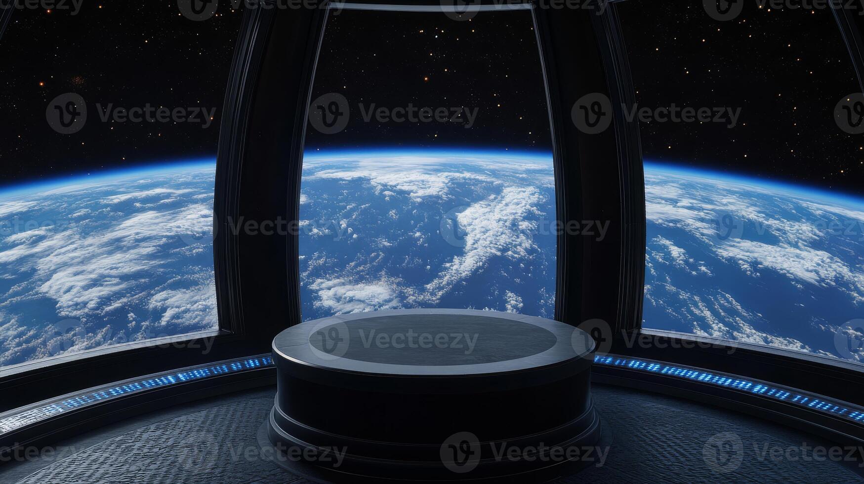 A stunning and futuristic space station offers breathtaking views of Earth and serves as an ideal location for space exploration, inspiring timeless scifi themes that ignite boundless imagination photo