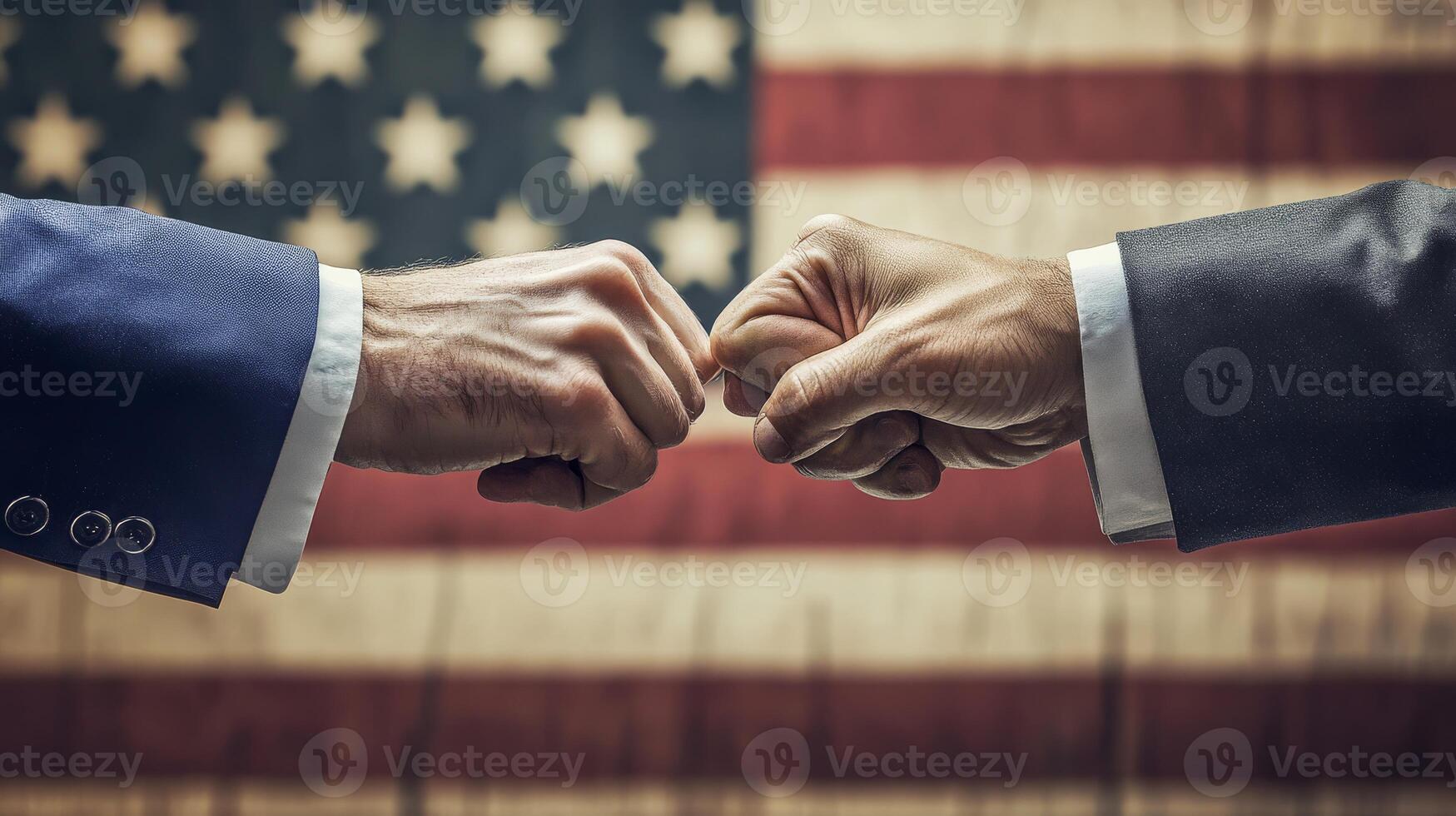 This significant and powerful gesture of unity exhibited during the US elections highlights the vital importance of collaboration and togetherness in the democratic process for a healthy society photo