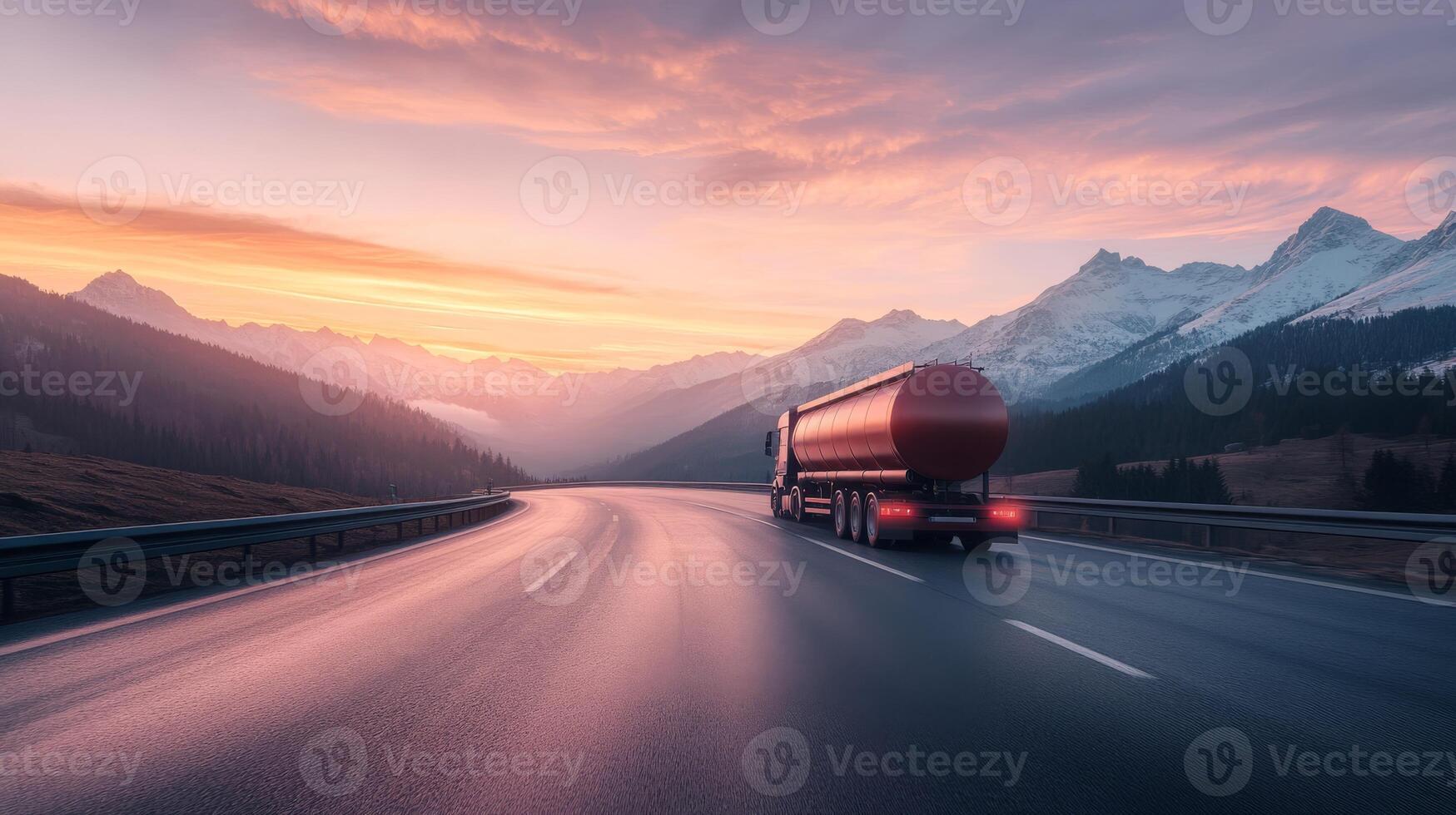 Explore the complexities of fuel transport logistics, focusing on vital factors like safety protocols, regulatory compliance, and the infrastructure often set against scenic backdrops photo