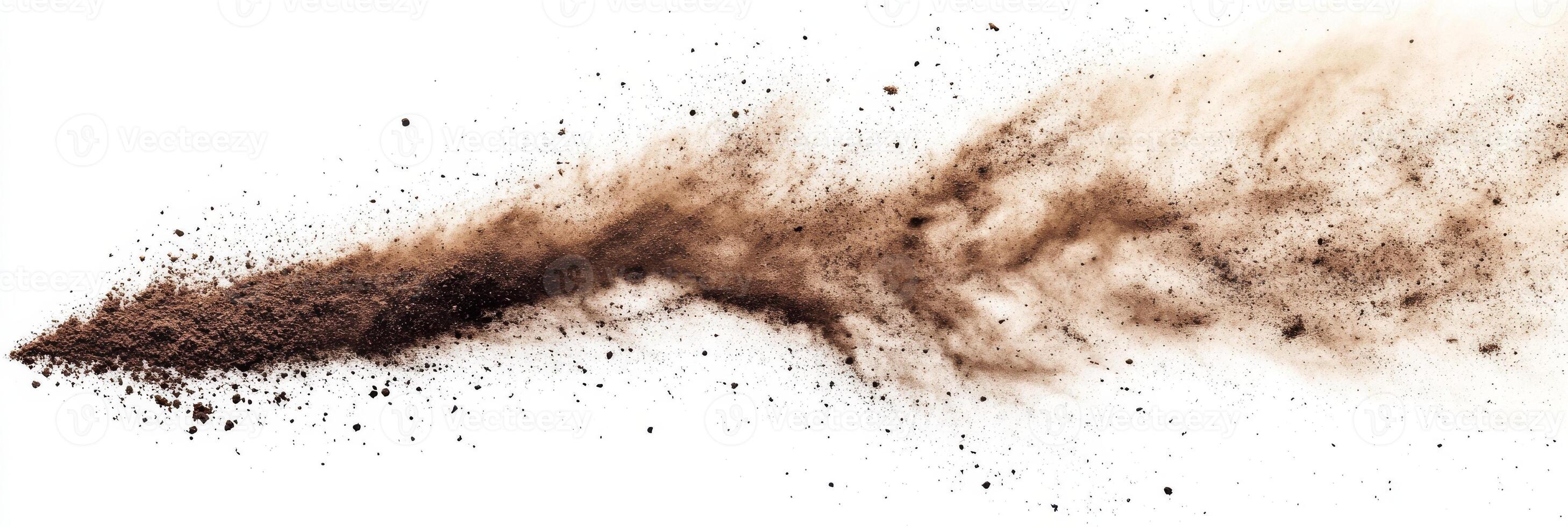 Discover the stunning and abstract beauty found in dust clouds and smoke as they gracefully move, making them an ideal choice for enhancing and enriching your creative projects with natural elements photo