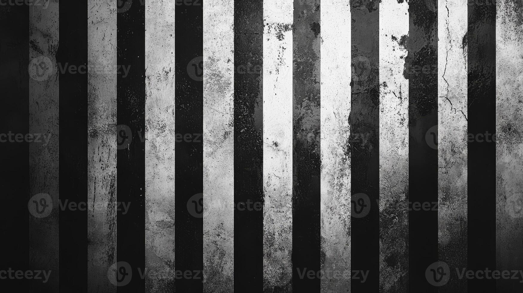 Immerse yourself in a captivating black and white grunge background with bold vertical stripes, evoking nostalgic Beetlejuice vibes and a textured appeal that captivates attention photo