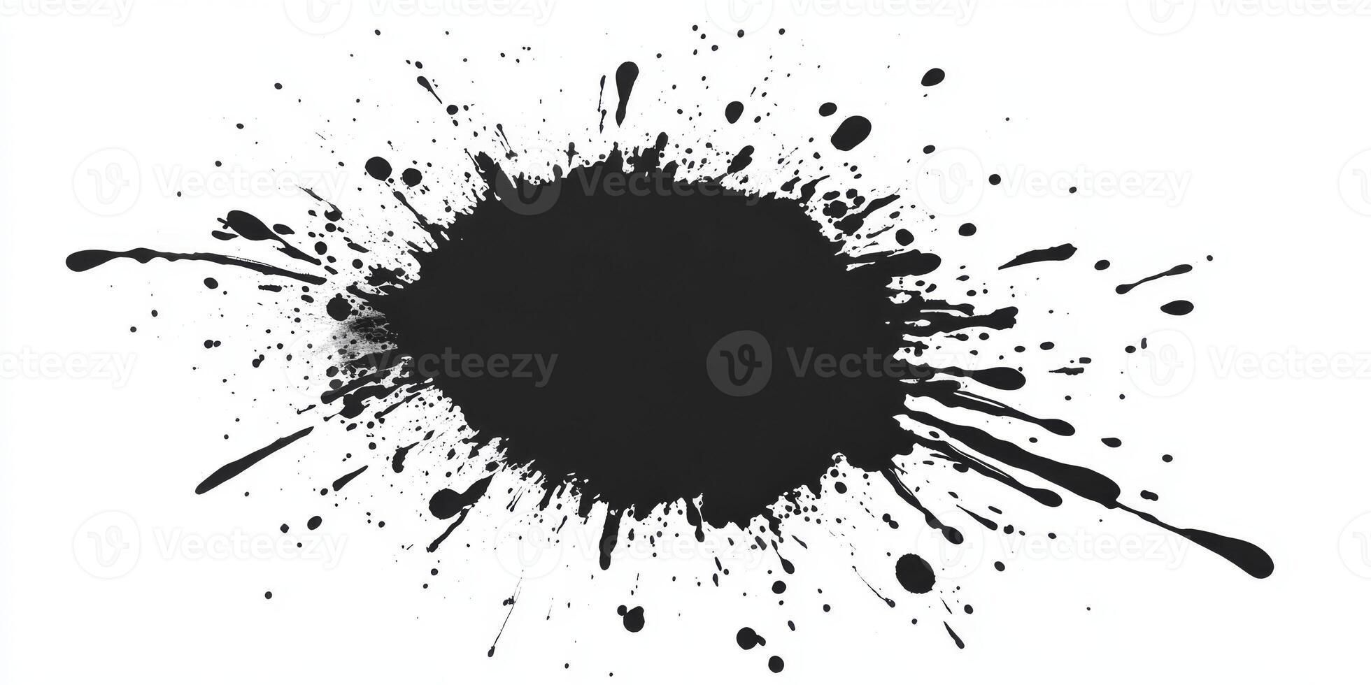 This stunning abstract design features a mesmerizing black paint splash with a grainy texture, perfect for artistic projects and highquality backgrounds, appealing to creative minds photo