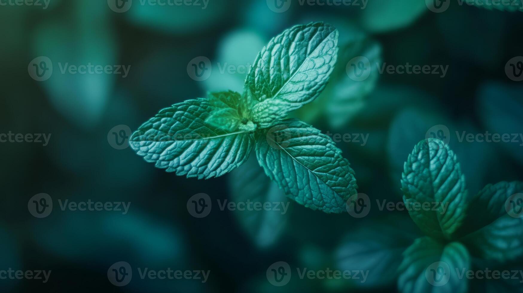 Discover the beauty of peppermint Mentha piperita with its lush green leaves. This plant enriches gardens and is versatile in cooking, adding a refreshing taste to dishes and teas photo