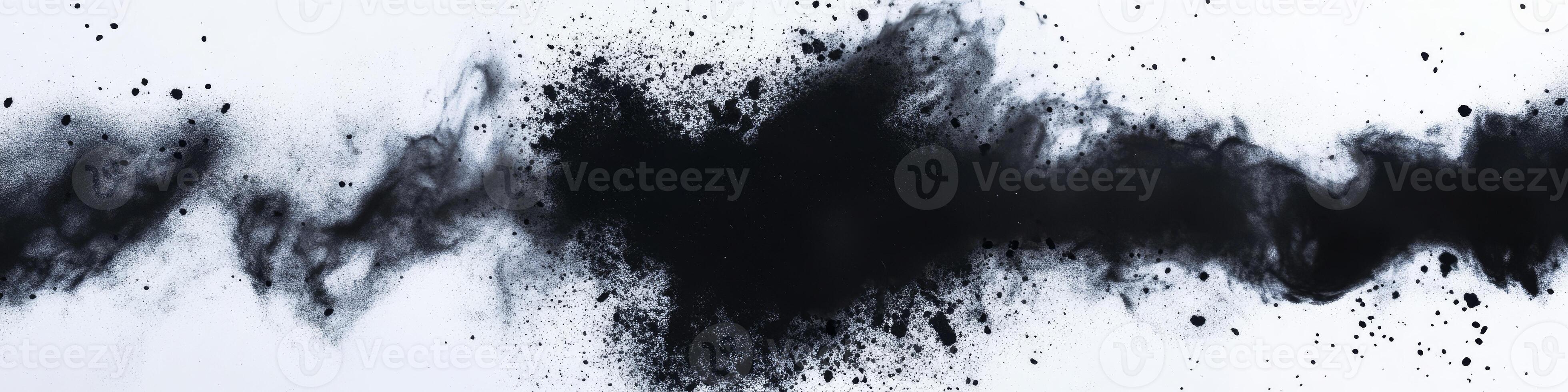 An eyecatching abstract image with a sophisticated black spray gradient, featuring a grainy texture and artistic stipple effects, perfect for enhancing modern design and visual aesthetics photo