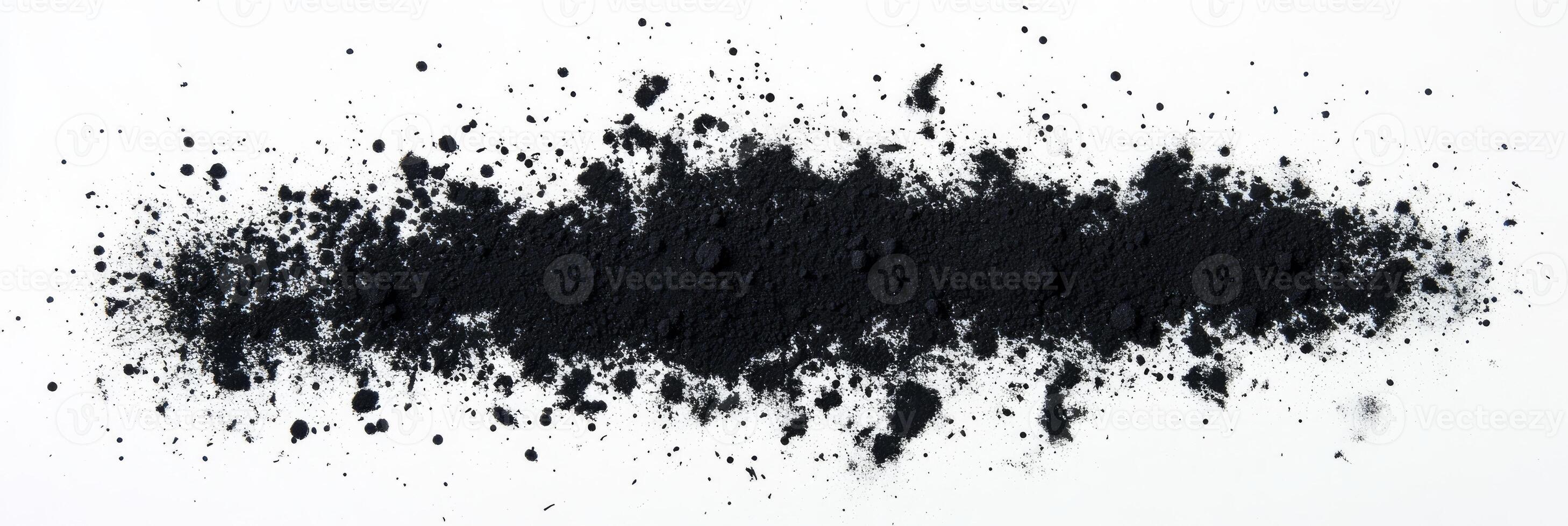 The artwork features a minimalistic abstract design with a grainy black texture enhanced by spray effects, creating a shadowlike gradient and an artistic stipple pattern throughout photo