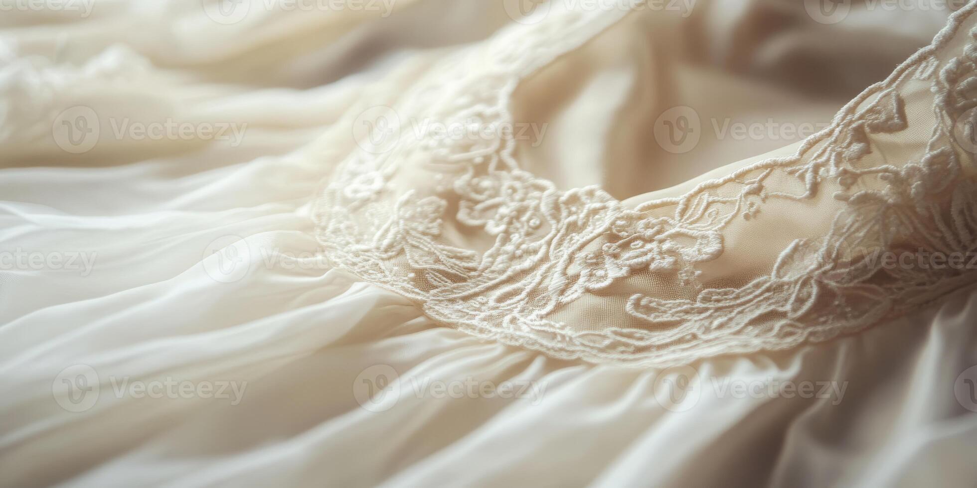 This beautiful silk slip dress features delicate lace detailing in a neutral tone, perfect for elegant occasions and special events, adding a touch of luxury and sophistication to any setting photo