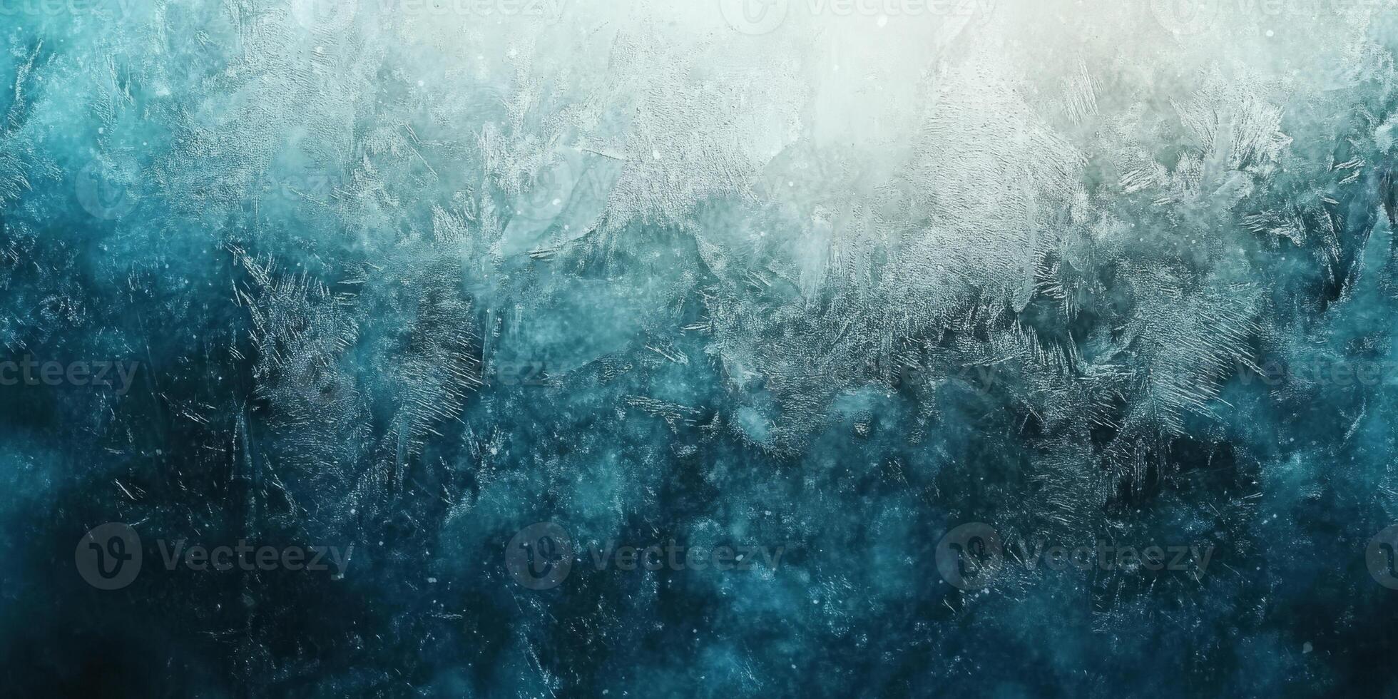 The objects surface features a frosty texture with intricate icy patterns, embodying winters chill, enhanced by a cool blue hue reminiscent of natural crystal formations in nature photo
