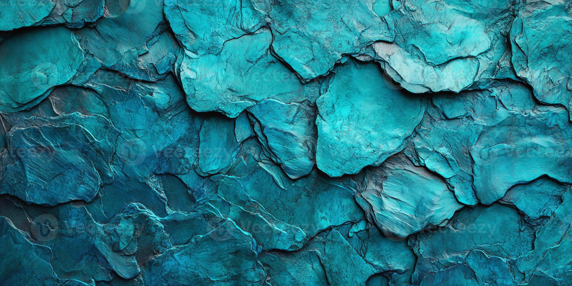 This is a stunningly beautiful handpainted watercolor abstract texture that features vibrant turquoise hues, showcasing delightful rippled patterns that evoke deep feelings of nature and tranquility photo