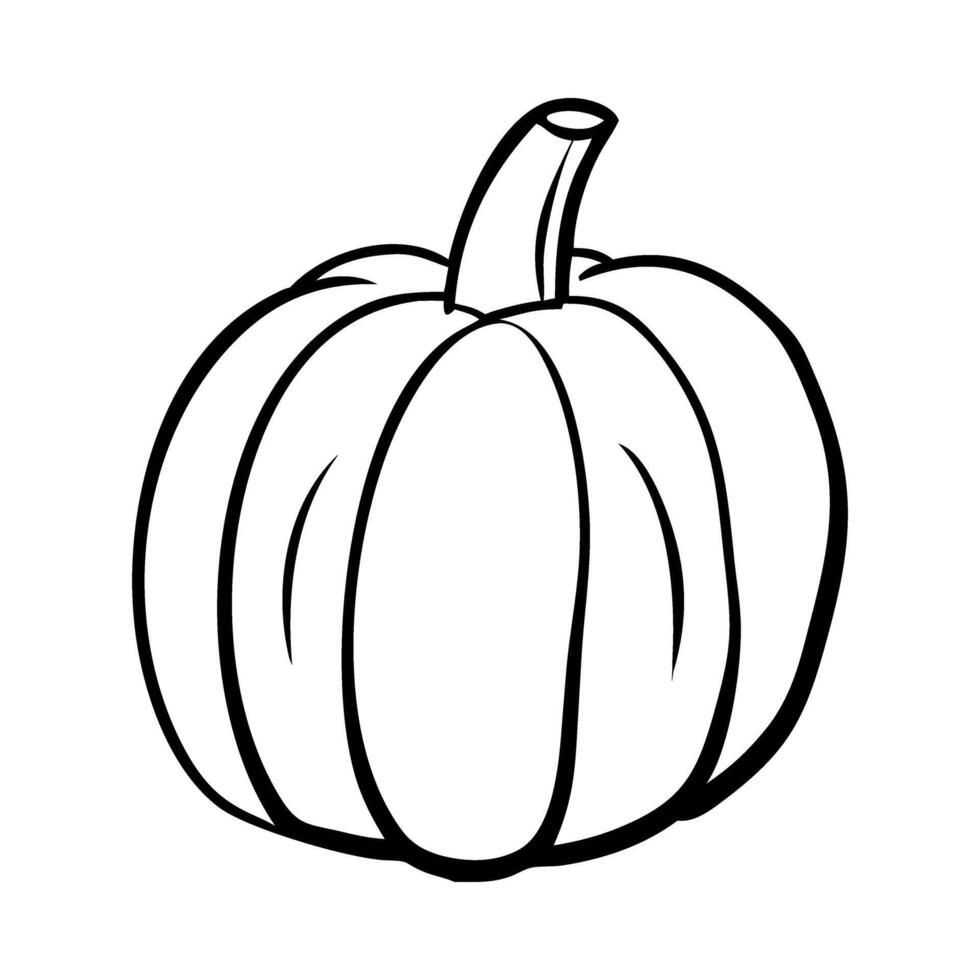 Pumpkin Autumn Decoration Icon vector