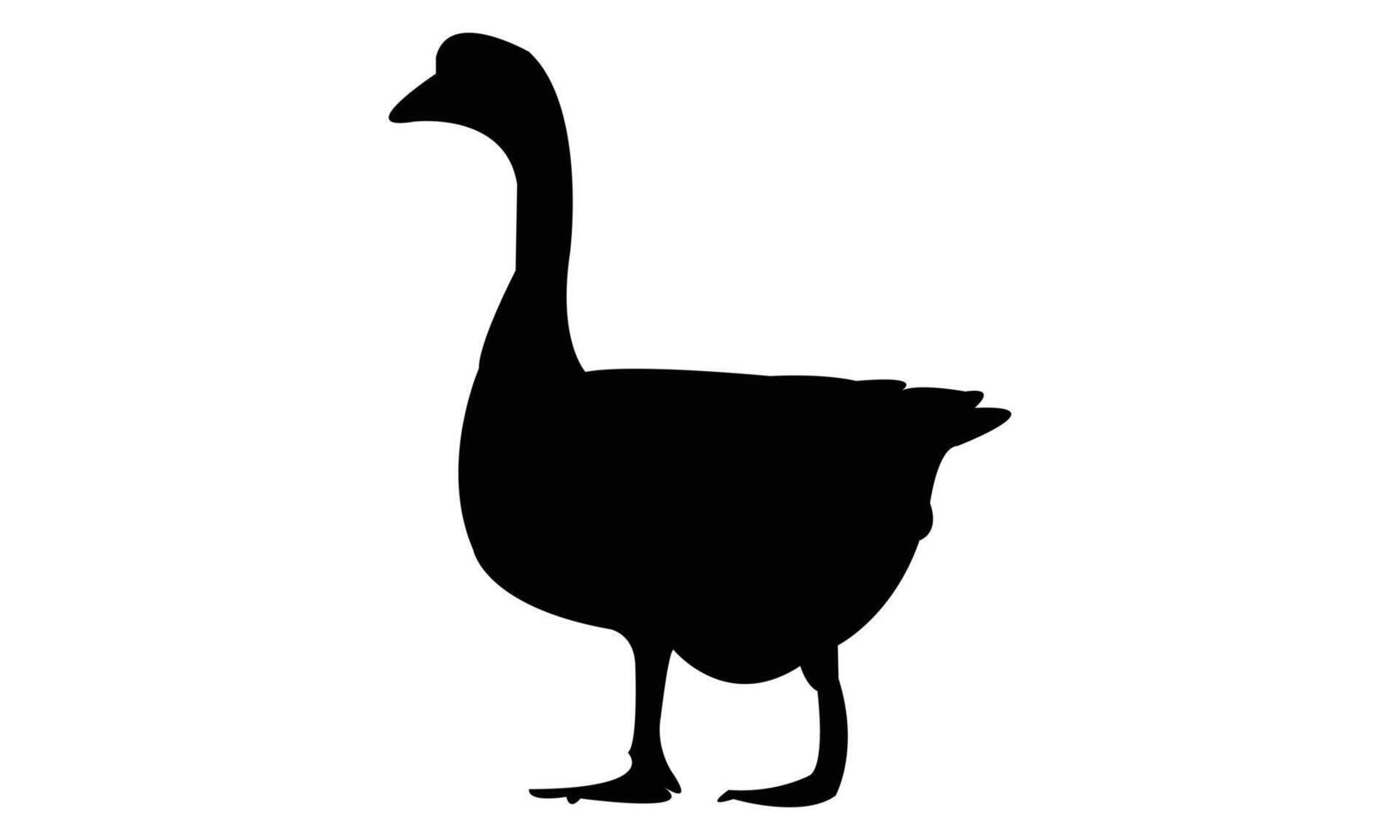 Swan Silhouette Illustration vector