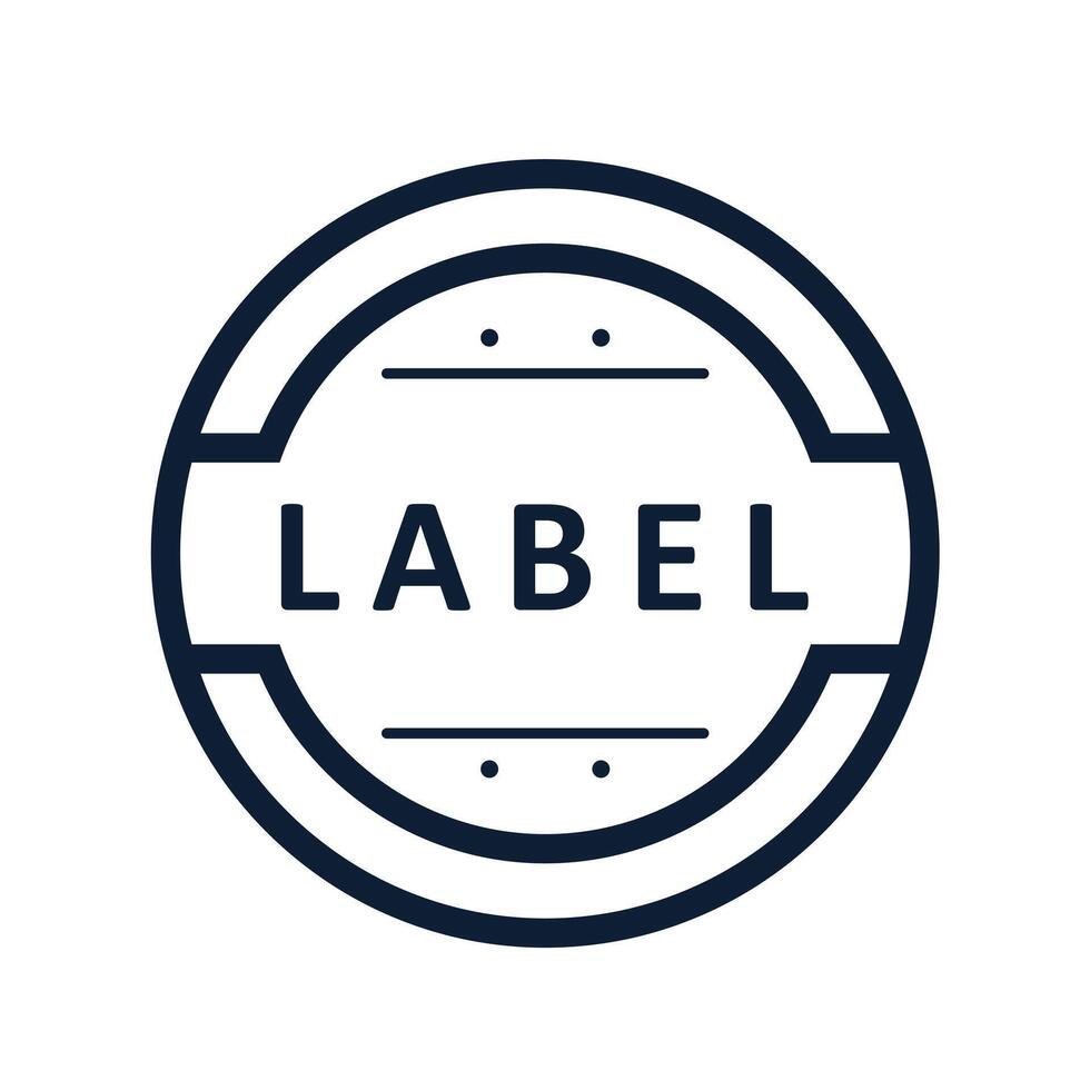 label logo, illustration, icon, design, design, logo, label, label, label vector