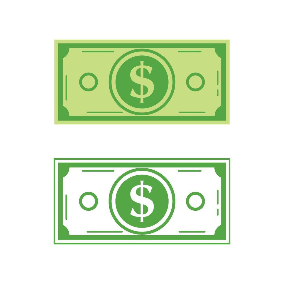 Money dollar bills illustration vector