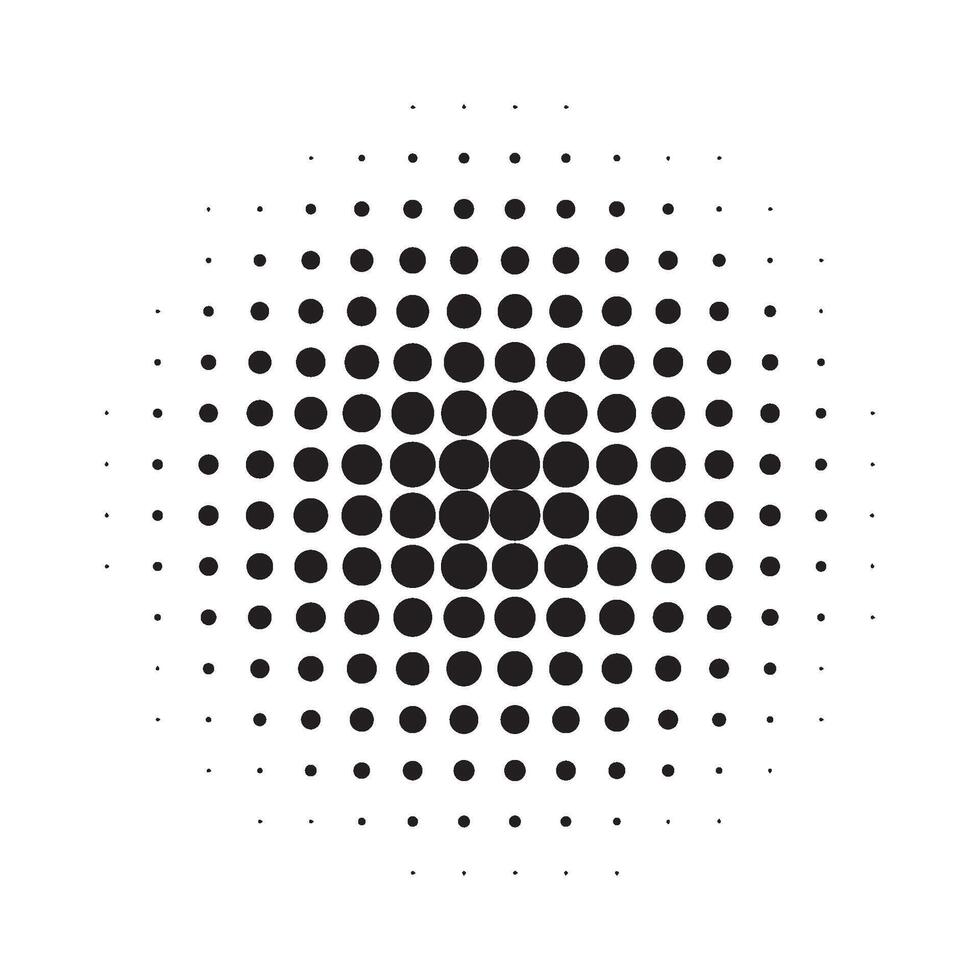 Halftone dot pattern background illustration vector