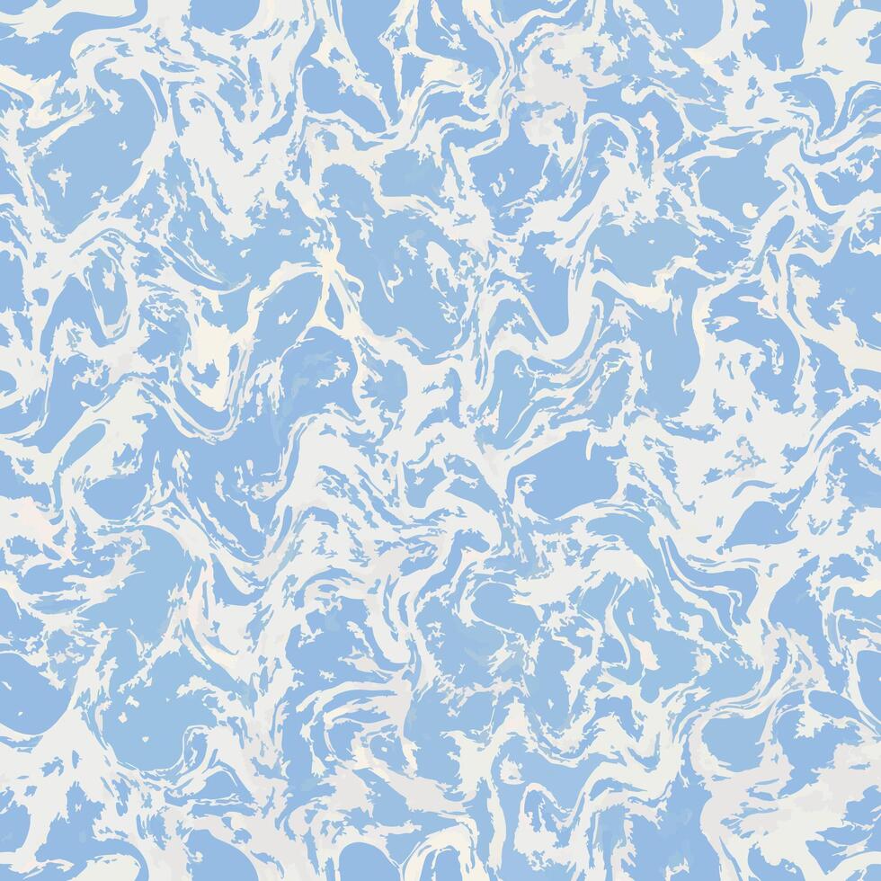 A blue and white marble pattern grunge background vector