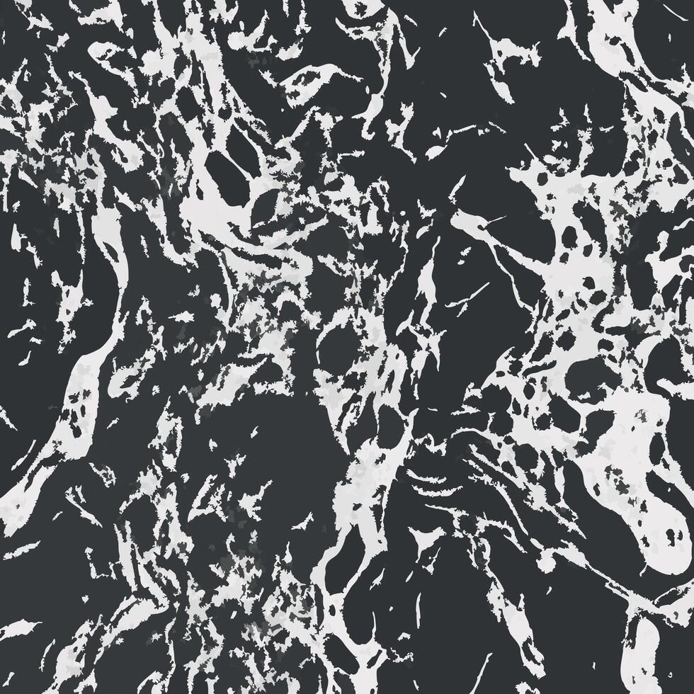 Black and white marble texture background vector