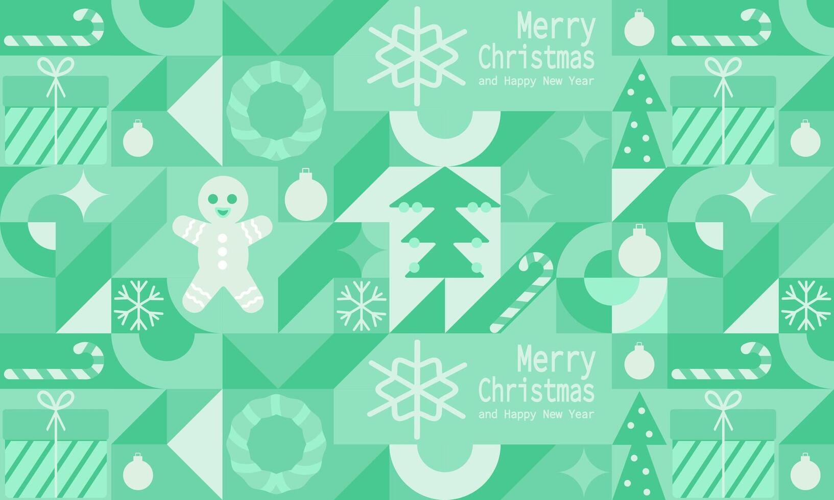 Geometric elements pattern design for christmas and new year holidays. vector