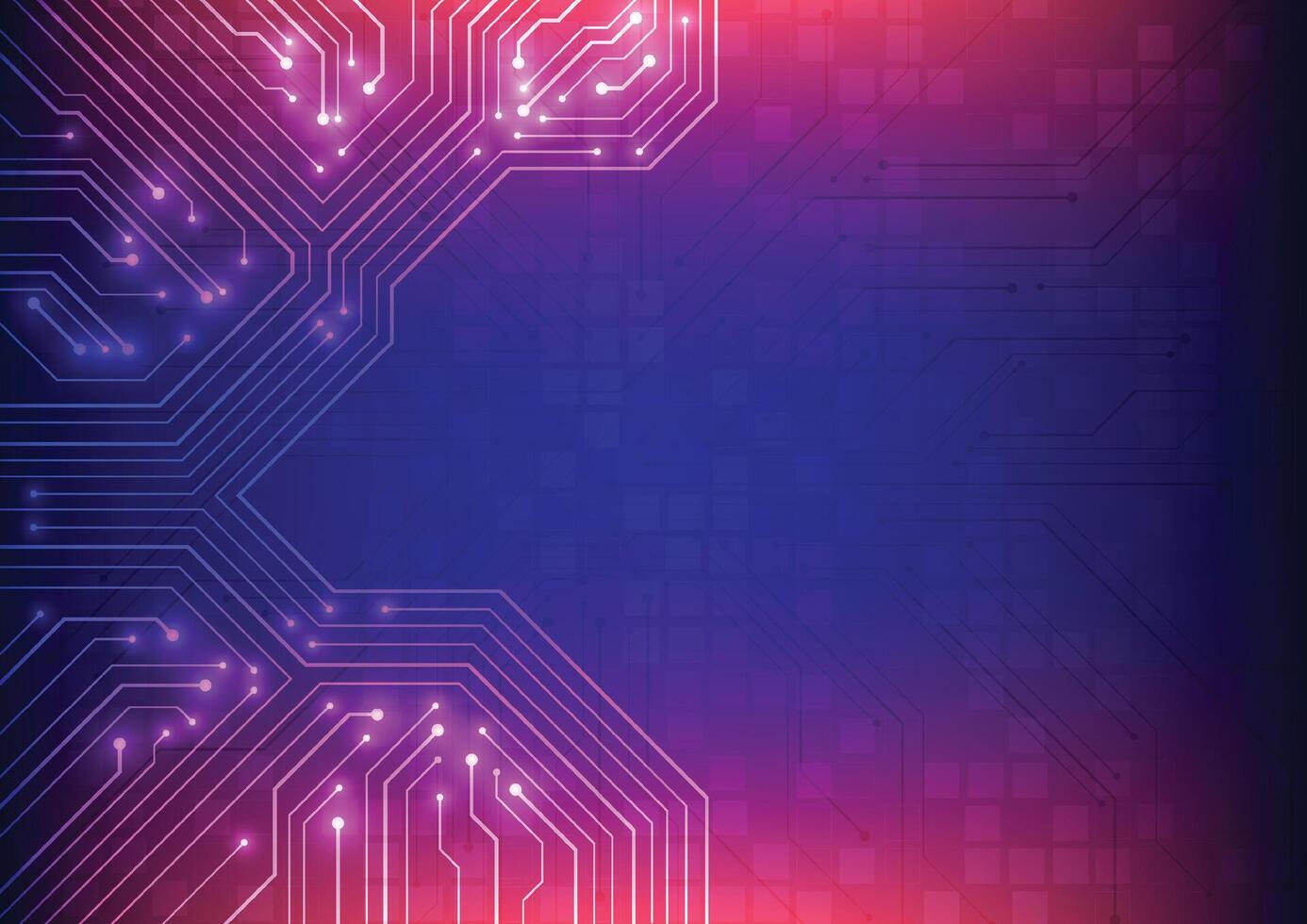 Abstract background with technology circuit board texture. Electronic motherboard illustration. Communication and engineering concept vector