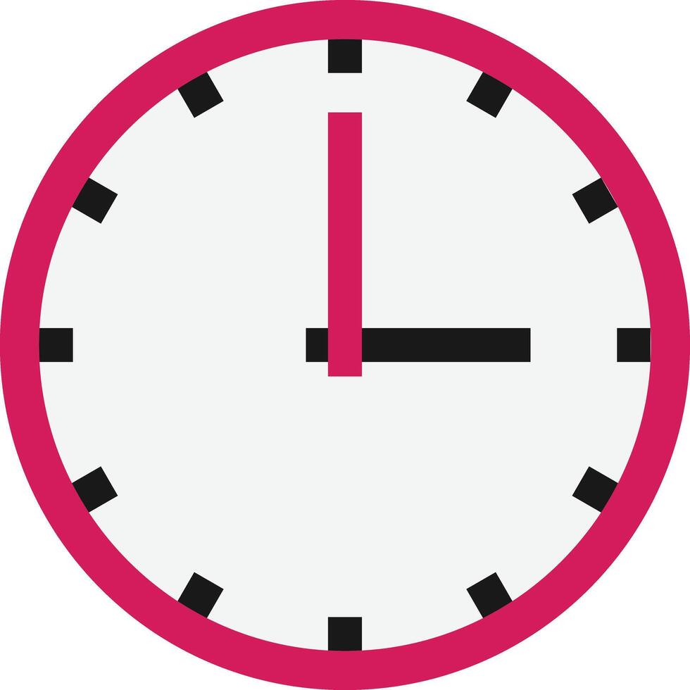 Clock Time Schedule vector