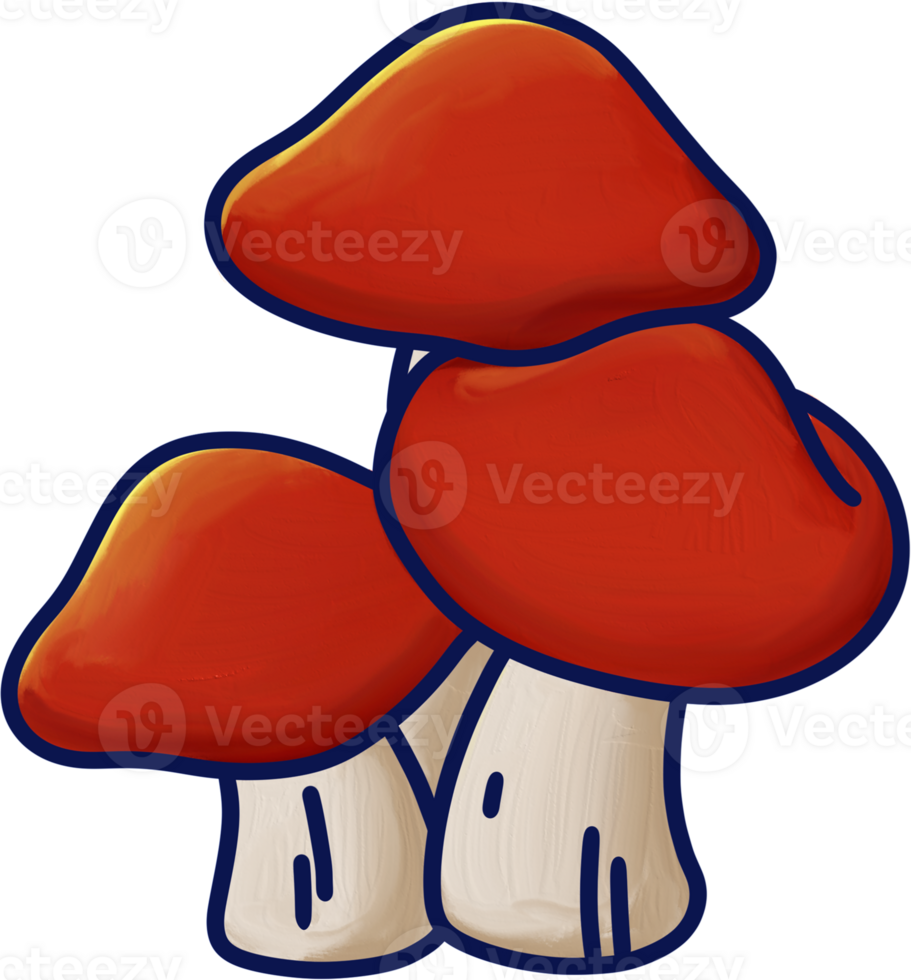 Handdrawn cartoon happy rainy concept png
