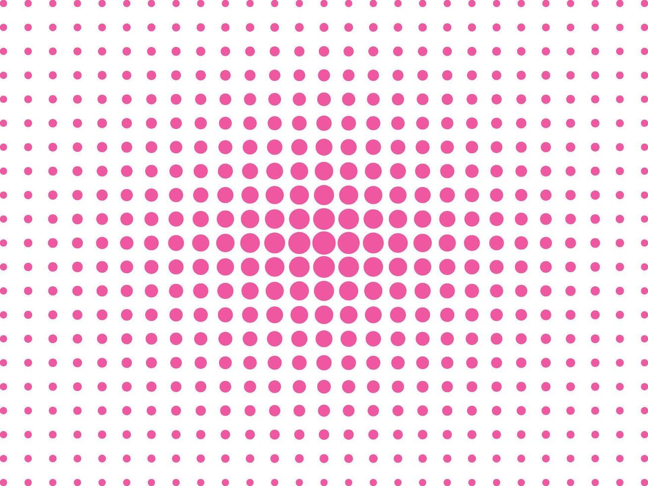 pink polka dots background vector