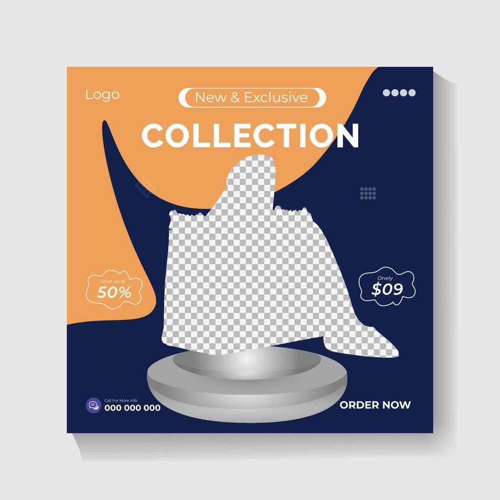 Minimal Home Appliance Product Design Template vector