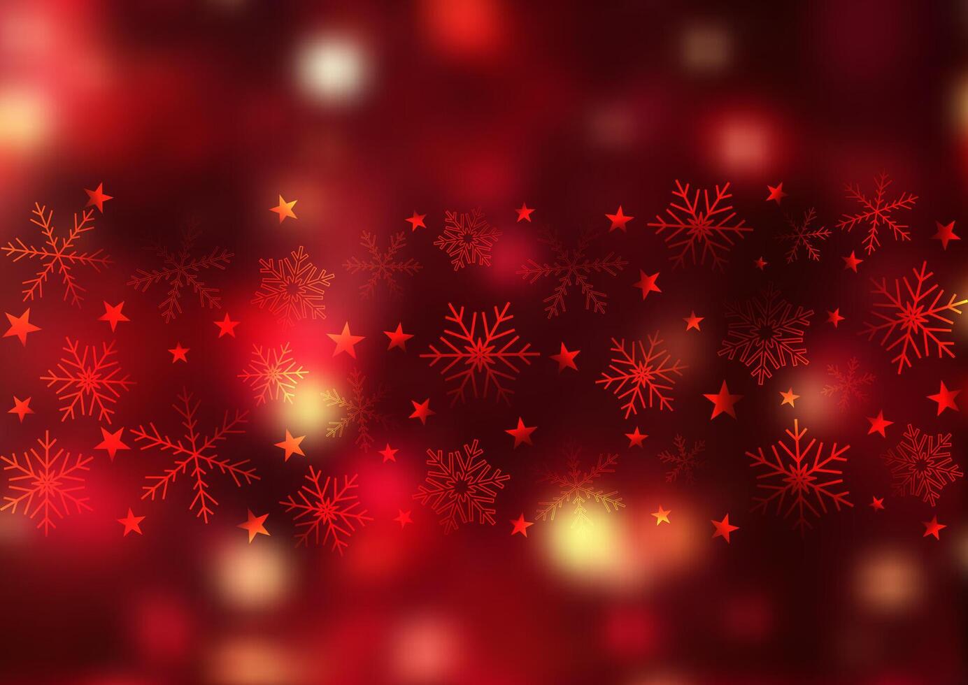 Decorative Christmas snowflakes background design vector