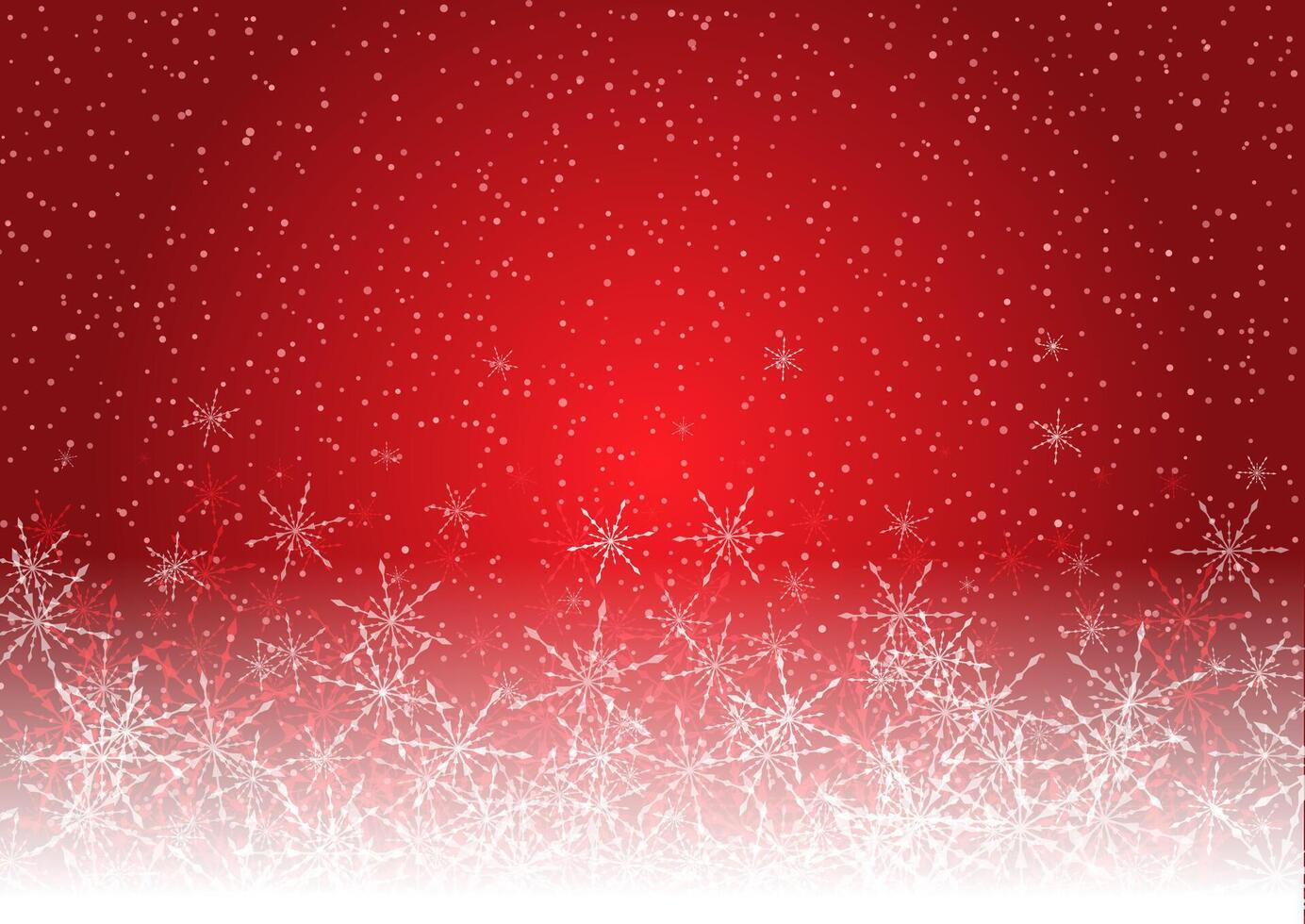 Christmas background with a snowflakes design vector