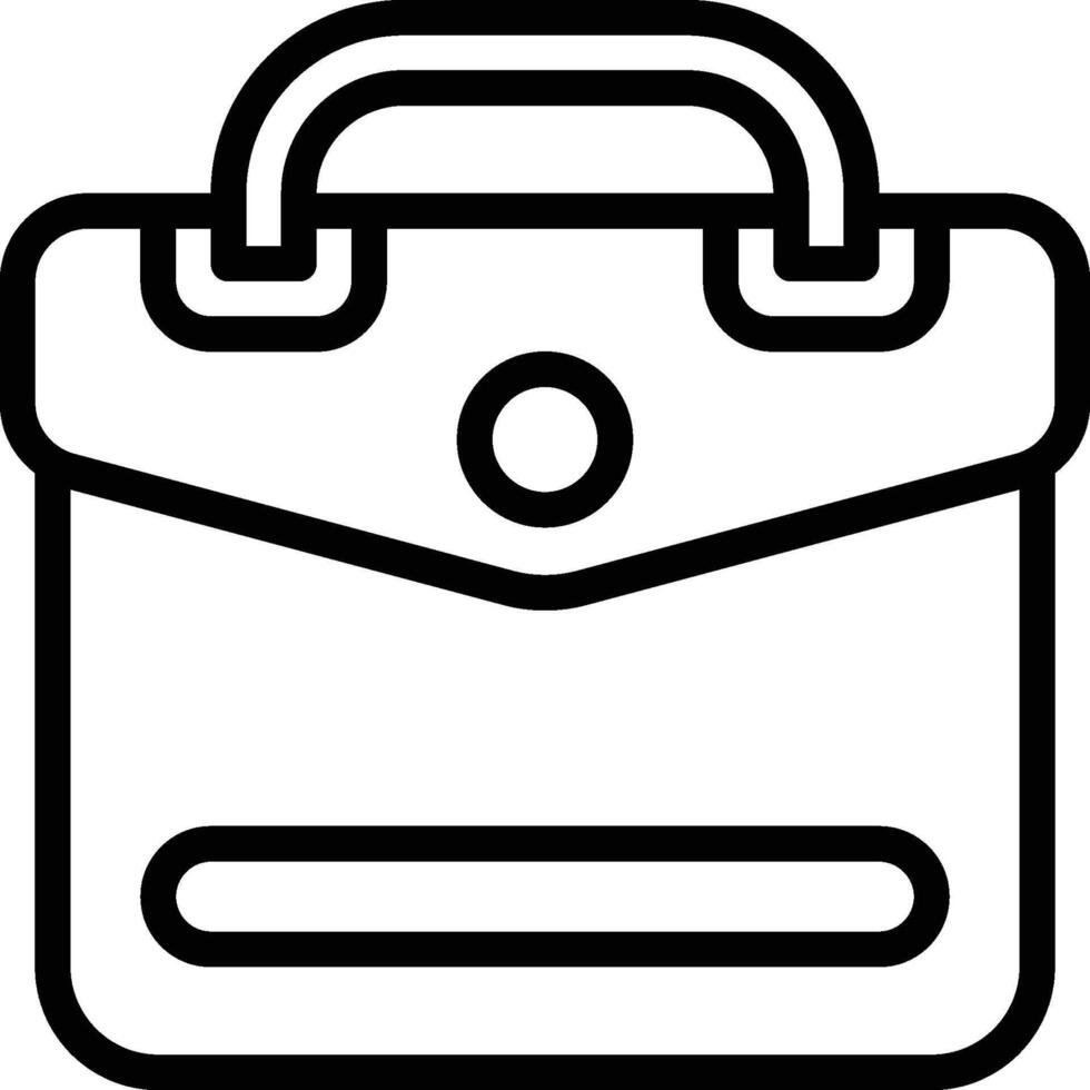Office Bag Icon. Professional Briefcase Icon vector