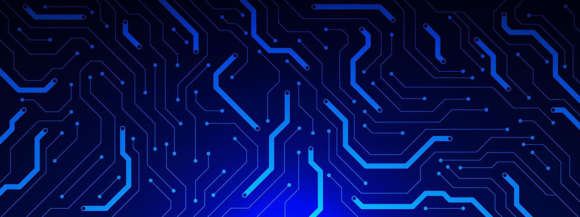 Abstract electronic circuit board texture for futuristic technology background. Computer board and engineering vector