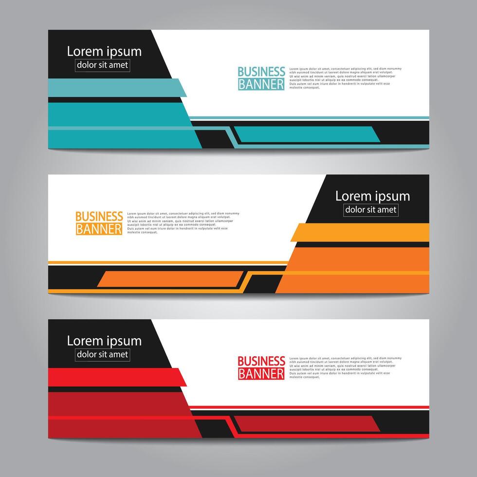 Banner templates design. modern banner. vector