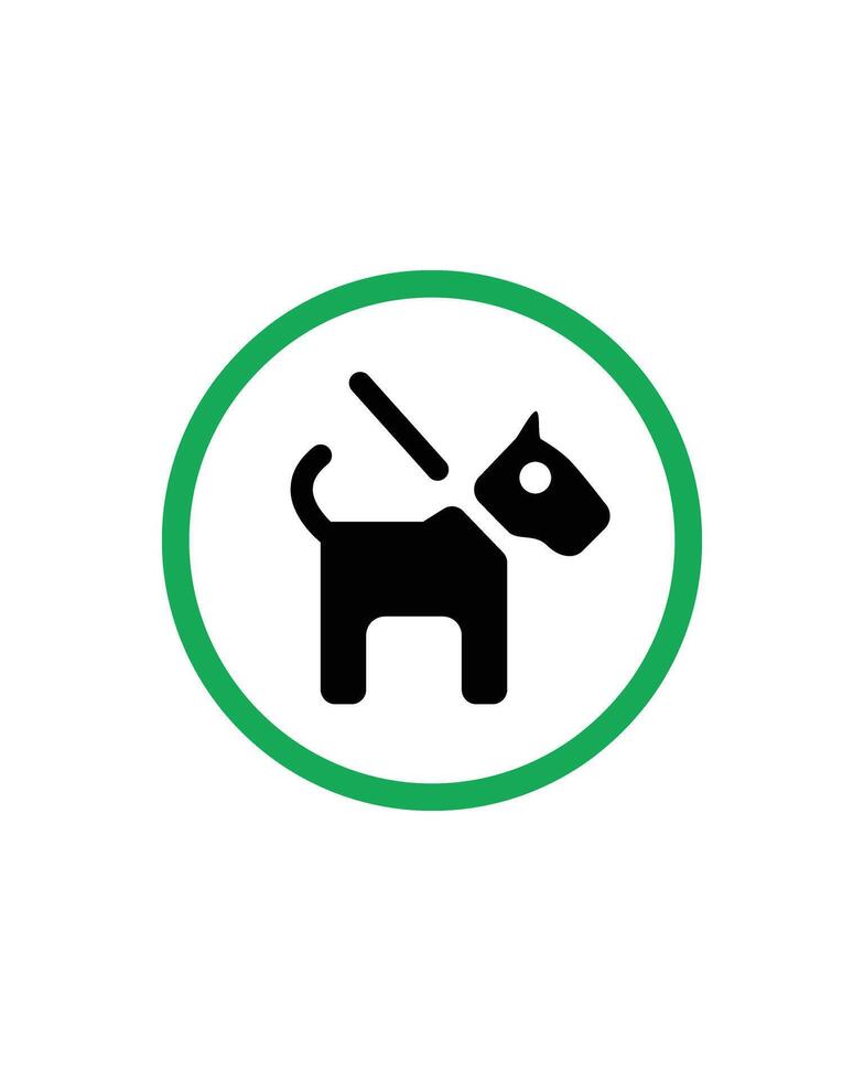 Pets Friendly Zone Sign Design for Animal Friendly Areas and Pet Spaces vector