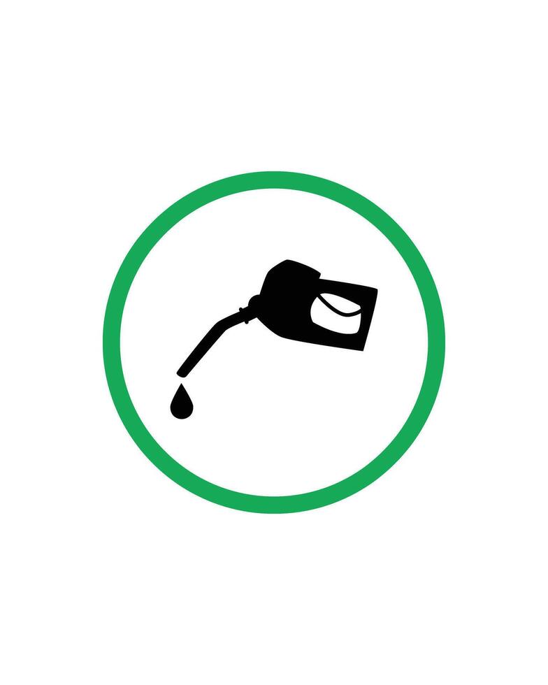 Fuel Zone Sign Design for Gas Station and Energy Station Decor vector