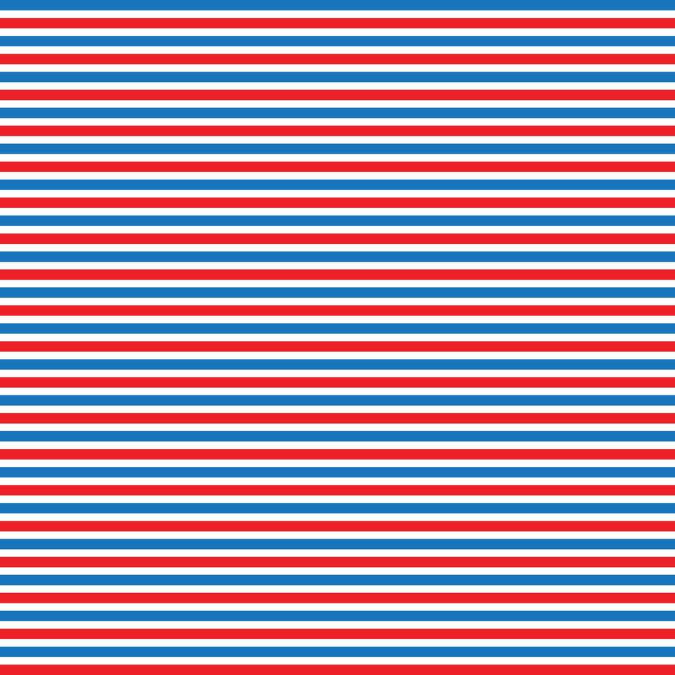 Red and blue striped pattern . Horizontal red and blue striped background . illustration vector